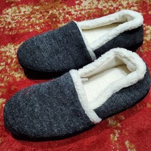 Wishcotton Cosy Memory Foam Slippers With Fleece Lining, Light Weight